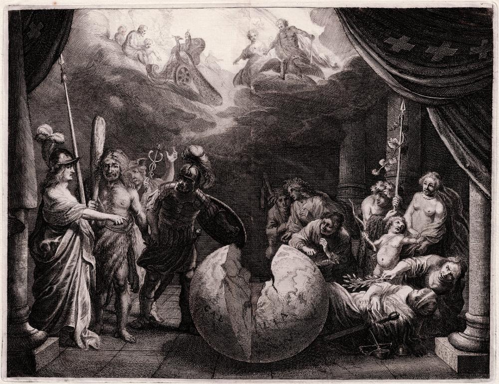 Pieter Nolpe comparable auction result: pieter nolpe allegory on france henri iv as hercules with broken gallia
