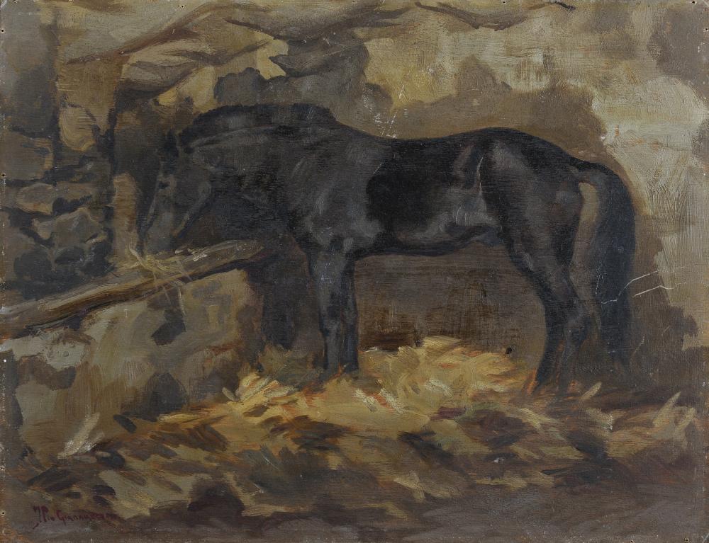 Ilio Giannaccini comparable auction result: oil painting by ilio giannaccini