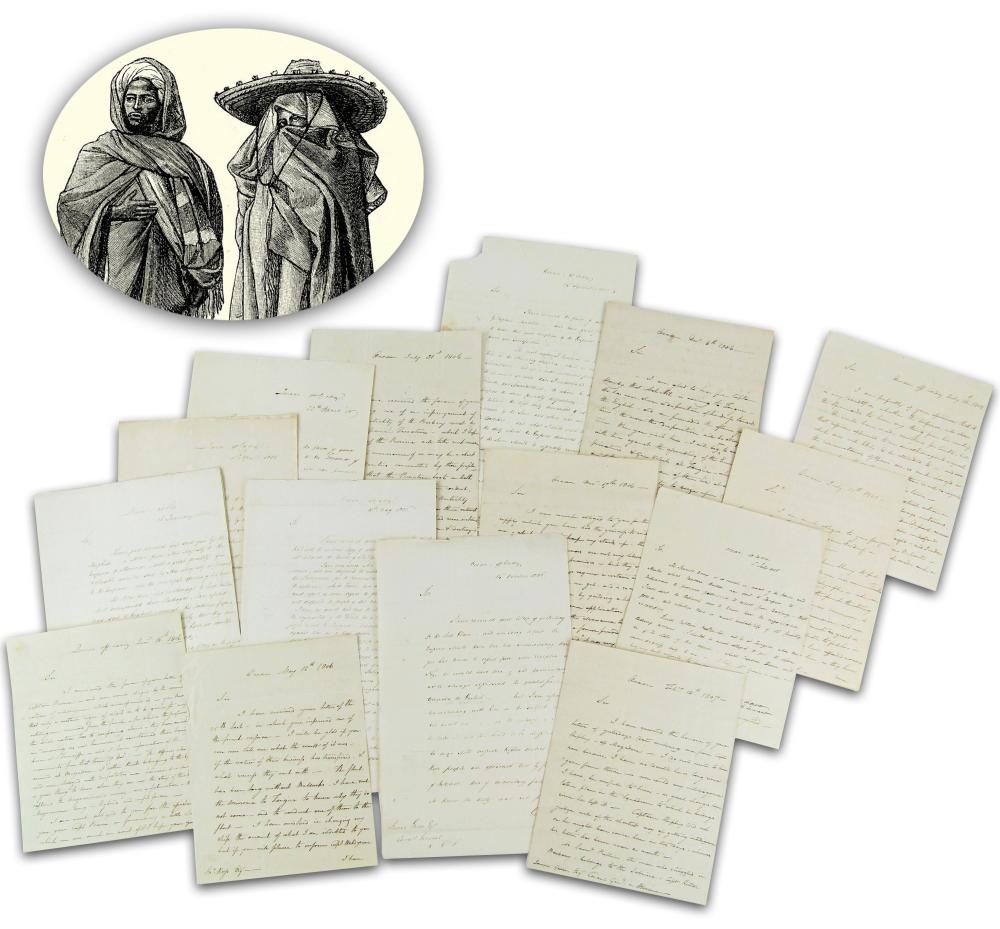 Horatio Nelson comparable auction result: horatio nelson freeing those enslaved by the barbary pirates jewish merchants 16 letters admiral collingwood archive