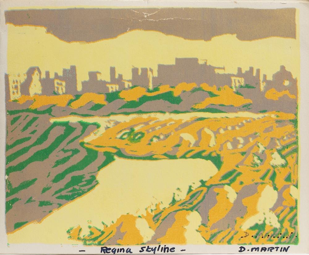 dorothy martin regina skyline · Saskatchewan Network for Art Collecting · 2023-12-03 Dorothy Burt Martin comparable auction result: dorothy martin regina skyline