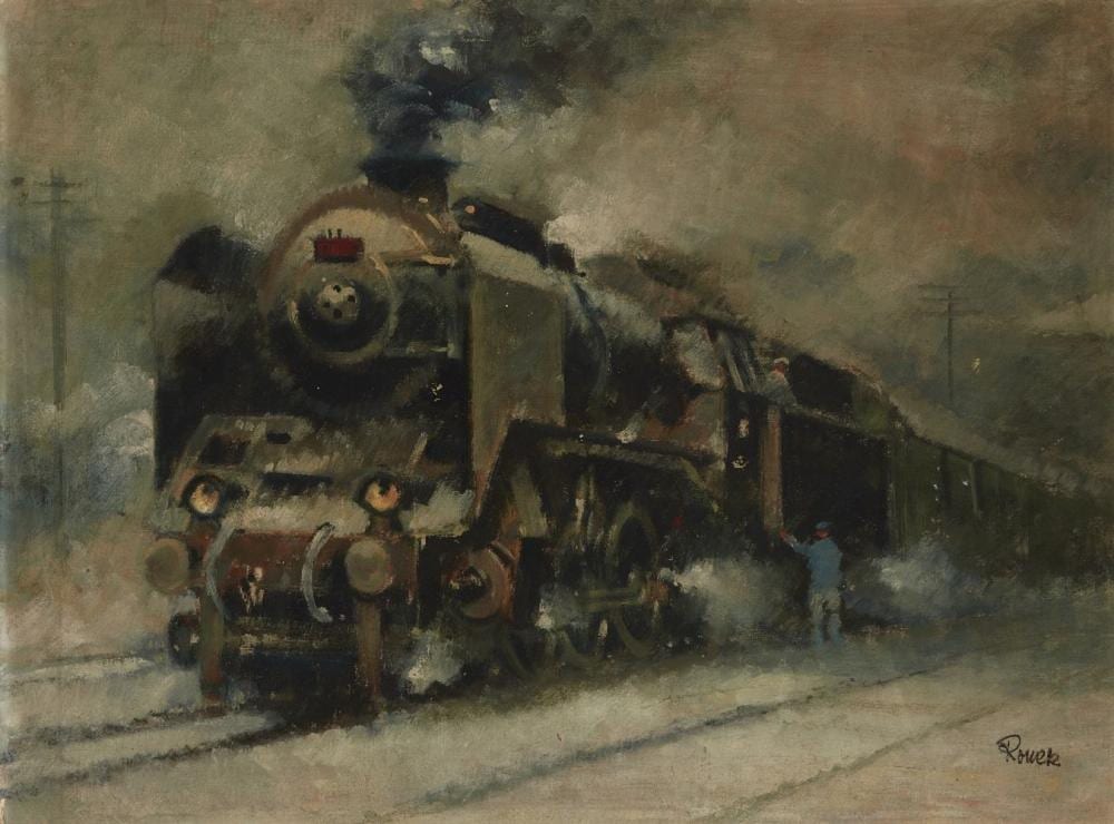 Jaroslav Ronek comparable auction result: jaroslav ronek locomotive