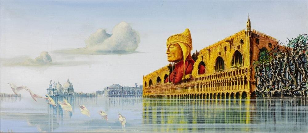 Ludovico DeLuigi comparable auction result: ludovico de luigi doge over st marks venice 1968
