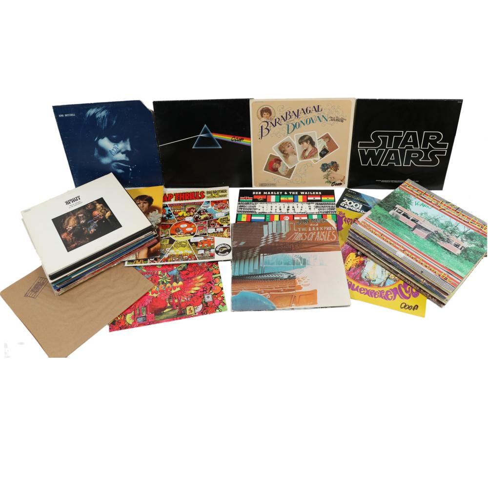 Lot of 37 Vinyl 33 1/3 Record Albums 1960's-80's sold by Ripley Auctions, lot 132 — auction record photograph