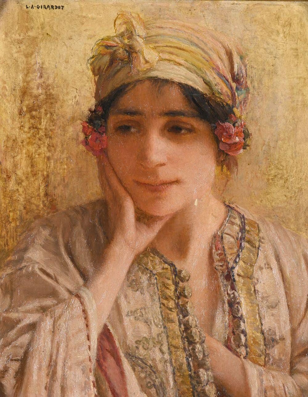 Louis Auguste Girardot comparable auction result: louis auguste girardot 1856 1933 femme orie