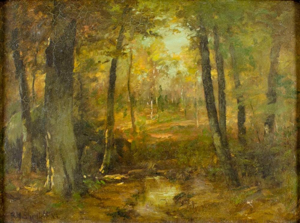 Roswell Shurtleff (NH,1838-1915) oil painting antique sold by Broward Auction Gallery LLC, lot 616 — auction record photograph