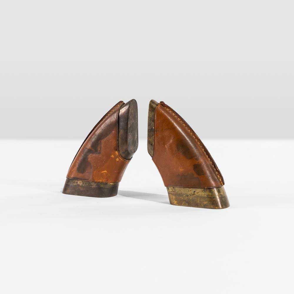 Carl Aubock comparable auction result: carl aubock bookends