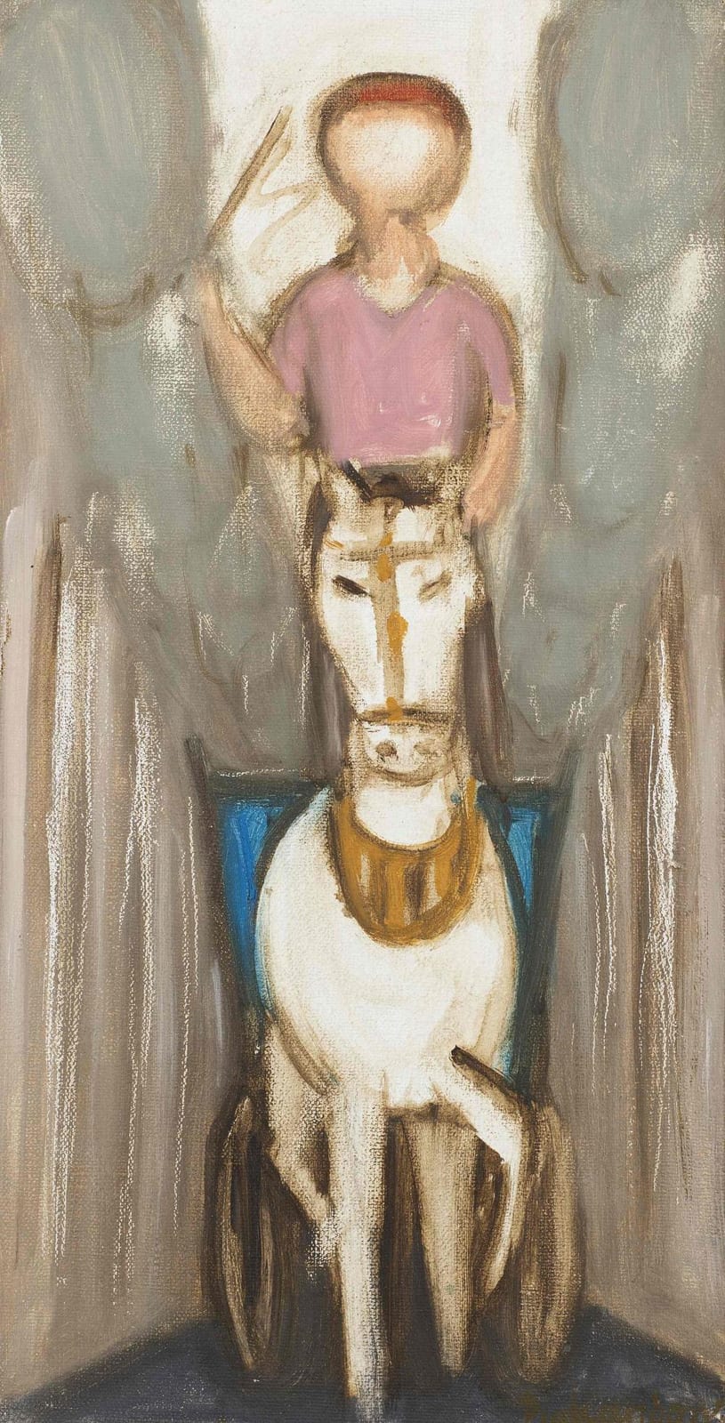 diamantis diamantopoulos greek 1914 1995 le petit chariot peint en 1978 1980 signed in greek lower right oil on canvas laid on board · Bonhams · 2023-11-22 Diamantis Diamantopoulos comparable auction result: diamantis diamantopoulos greek 1914 1995 le petit chariot peint en 1978 1980 signed in greek lower right oil on canvas laid on board