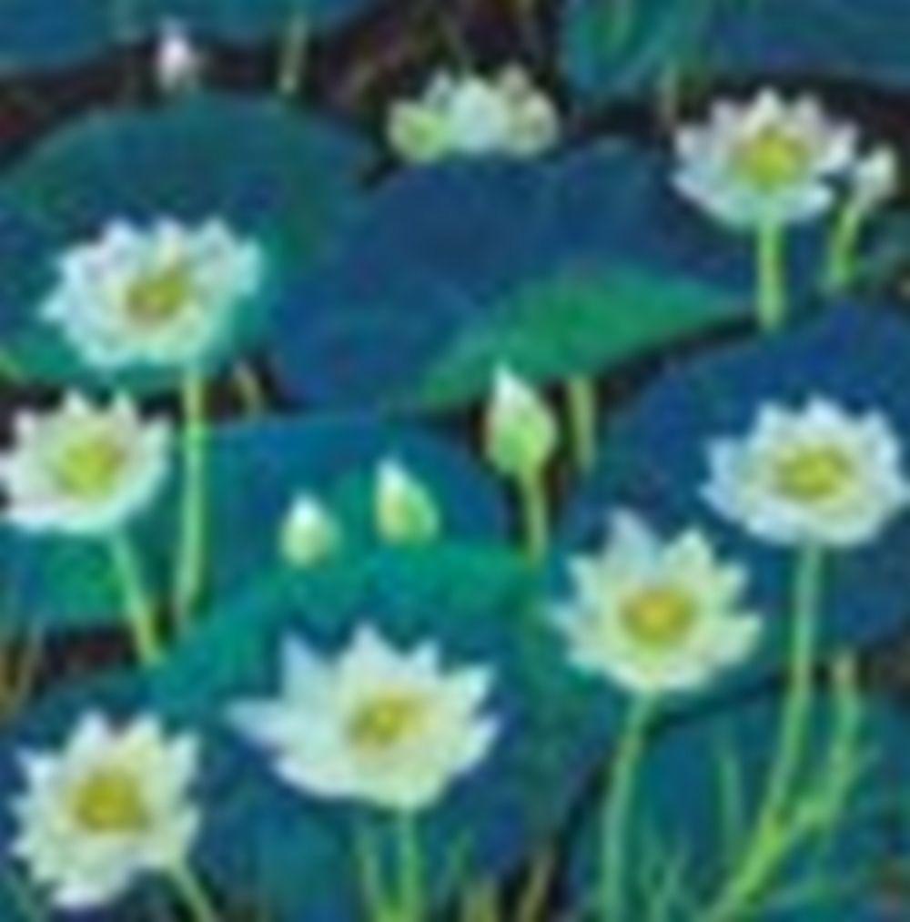 Lin Fengmian (1900-1991) - Lotus Pond comparable sale