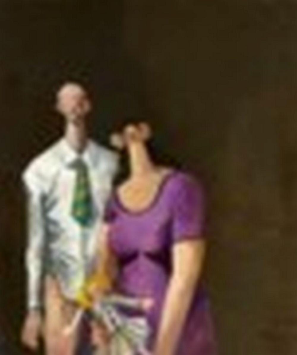George Condo (B. 1957) - The Stockbroker comparable sale