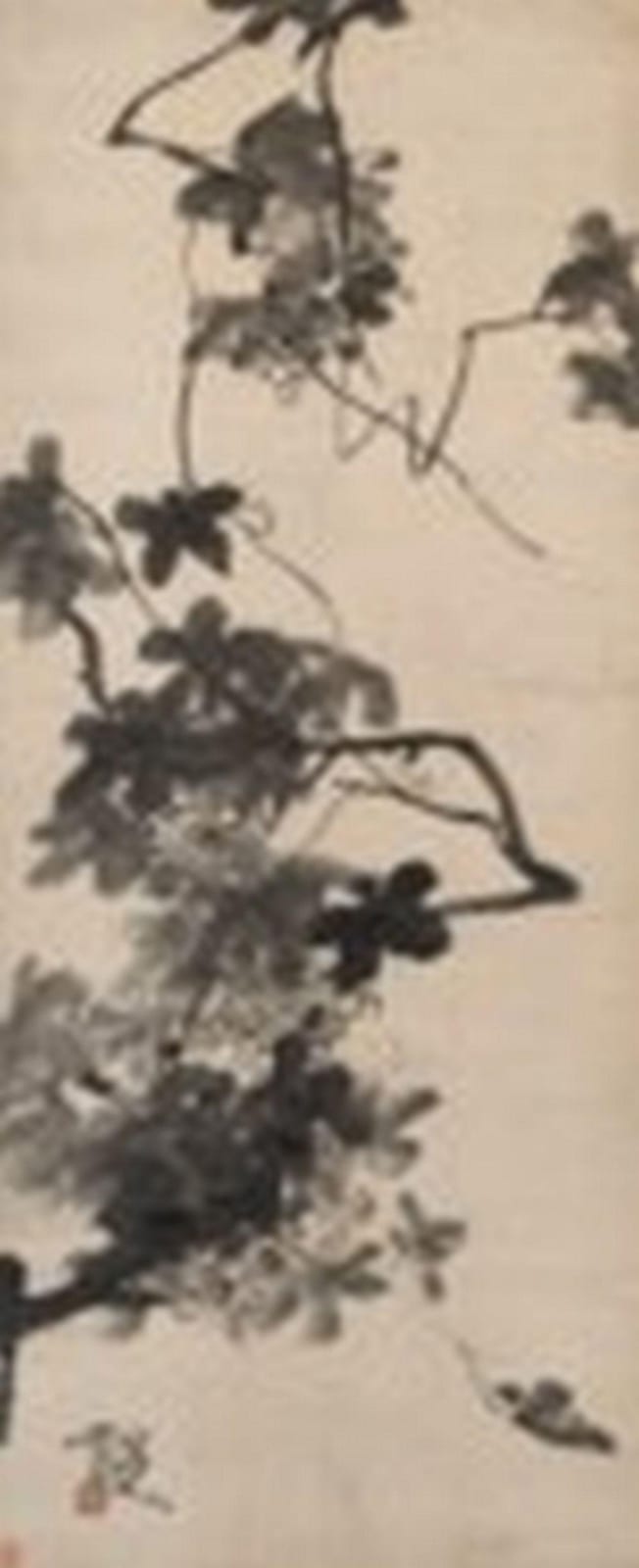 Bada Shanren (1626-1705) - Grapevine comparable sale