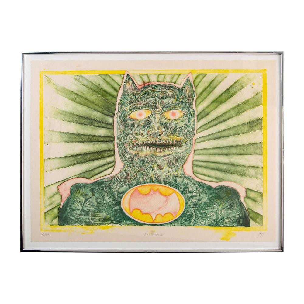 Bernhard Jager comparable auction result: bernhard jager original color lithograph on paper signed
