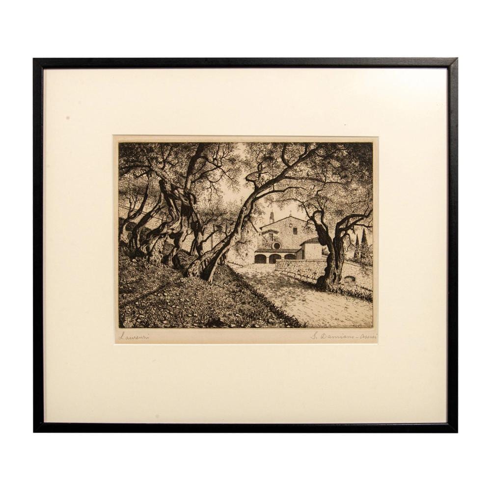 Laurenzio Laurenzi comparable auction result: laurenzio laurenzi italian 1878 1946 etching signed