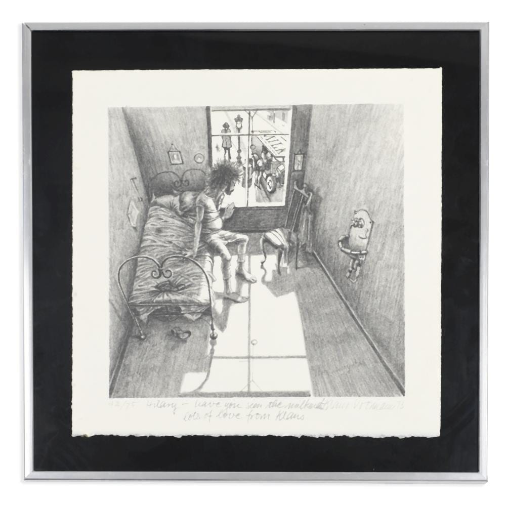 Klaus Voormann comparable auction result: klaus voormann german b 1938 a signed and inscribed lithograph for the album ringo 1973 2