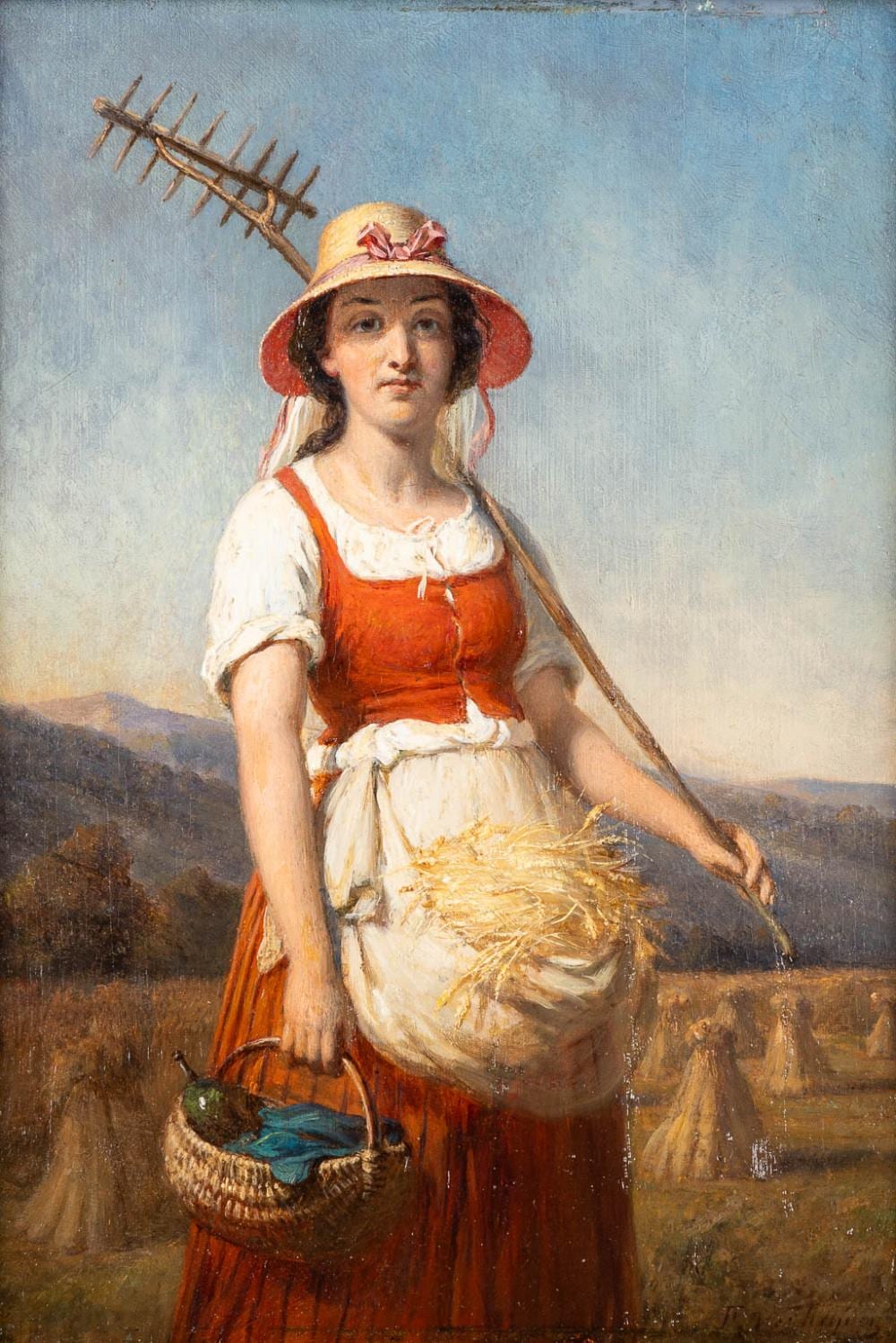 François Verheyden comparable auction result: fran ois verheyden 1806 1889 90 retour des champs oil on panel w 23 x h 33 cm
