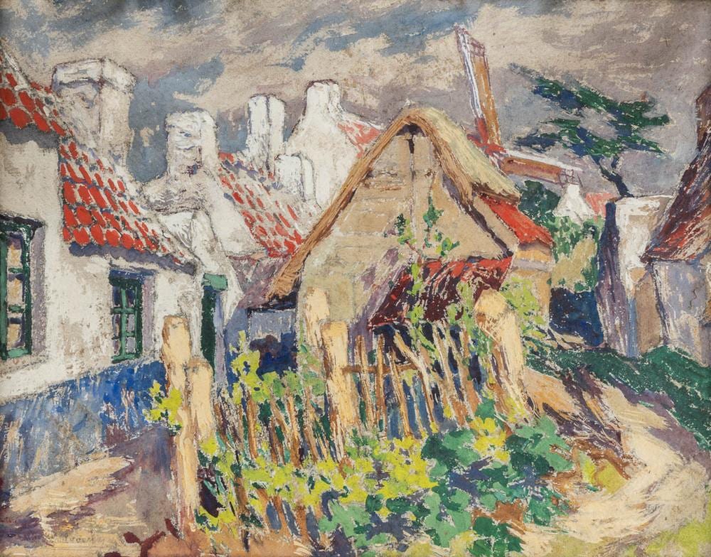 paul cauchie 1875 1952 view in knokke oil on board w 67 x h 50 cm · Flanders Auctions · 2023-12-06 Paul Cauchie comparable auction result: paul cauchie 1875 1952 view in knokke oil on board w 67 x h 50 cm