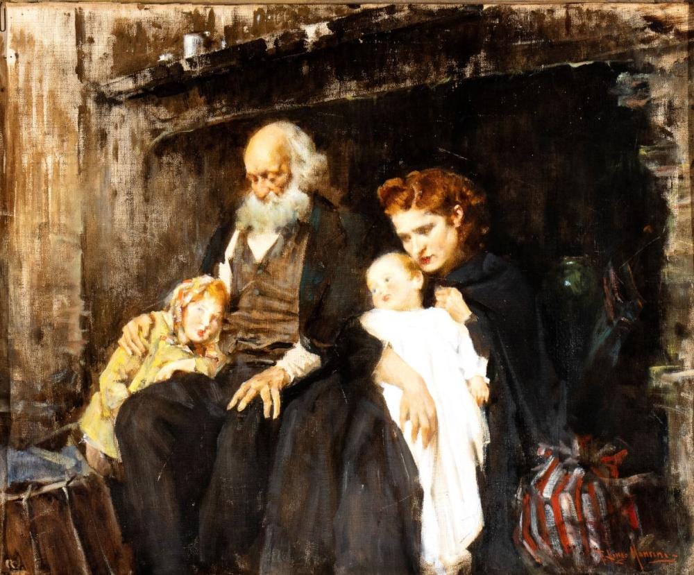 francesco longo mancini catania 1880 roma 1954 family portrait · Bertolami Fine Art s.r.l. · 2023-12-15 Francesco Longo Mancini comparable auction result: francesco longo mancini catania 1880 roma 1954 family portrait