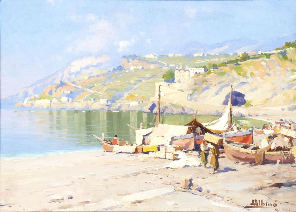 Luca Albino comparable auction result: luca albino maiori 1884 1952 maiori