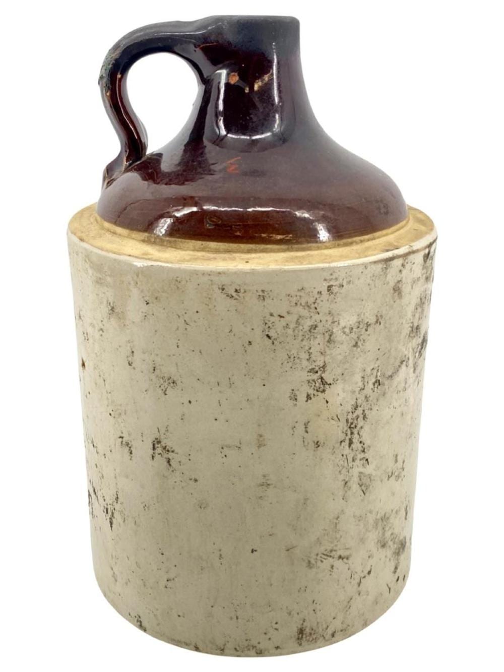 Antique 2-Gallon Stoneware Crock Jar sold by Monarch Auction and Estate Services, lot 102 — auction record photograph