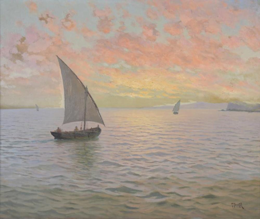 guillermo g mez gil 1862 1942 marina al atardecer · Subarna Subastas · 2023-11-30 Guillermo Gómez y Gil comparable auction result: guillermo g mez gil 1862 1942 marina al atardecer