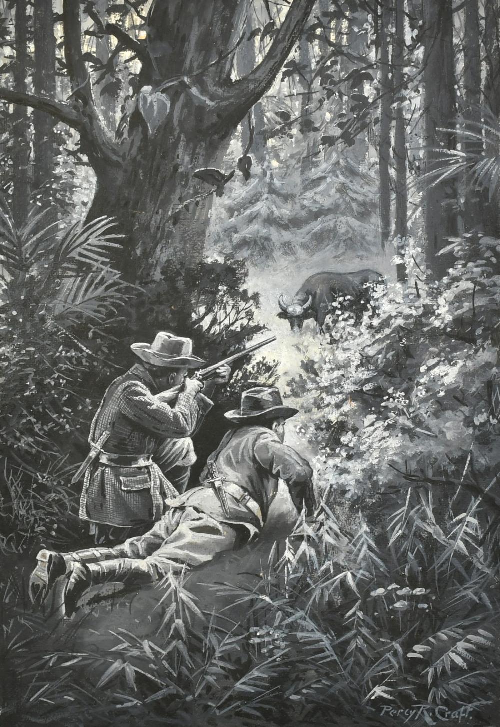 percy robert craft 1856 1934 an indian bison hunt watercolour and gouache on board signed image size 1 · John Nicholson's Fine Art Auctioneers & Valuers · 2023-11-29 Percy Robert Craft comparable auction result: percy robert craft 1856 1934 an indian bison hunt watercolour and gouache on board signed image size 1