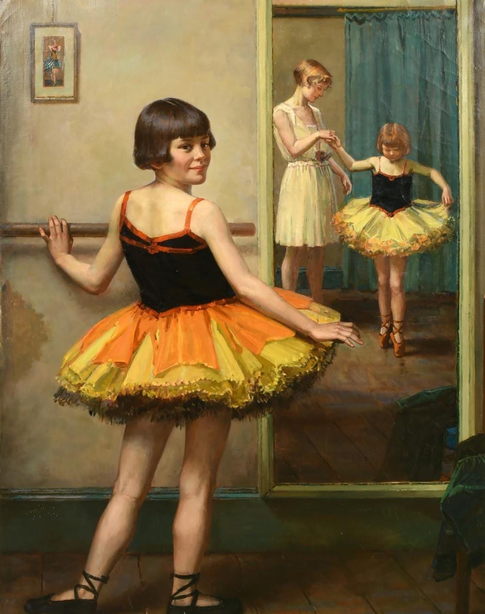 garnet ruskin wolseley 1884 1967 british the ballet lesson oil on canvas signed 50 5 x 40 128 5 x 10 · John Nicholson's Fine Art Auctioneers & Valuers · 2023-11-29 Garnet Ruskin Wolseley comparable auction result: garnet ruskin wolseley 1884 1967 british the ballet lesson oil on canvas signed 50 5 x 40 128 5 x 10