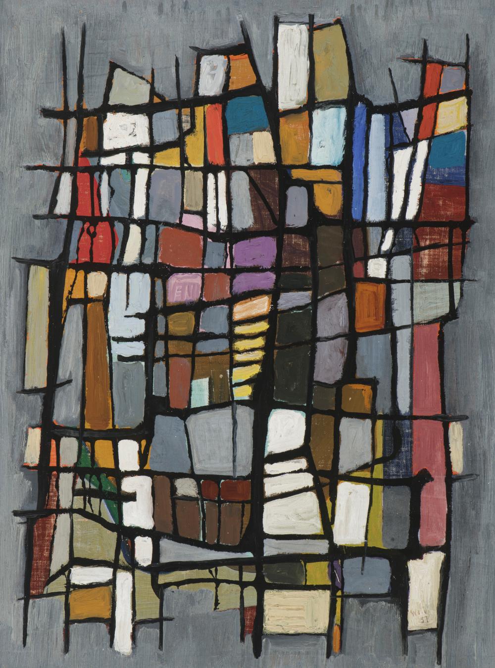 Willibrordus Joseph Leewens comparable auction result: will leewens dutch 1923 1986 untitled 1957