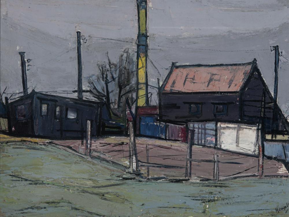Hubertus Johannes Mengels comparable auction result: ber mengels dutch 1921 1995 landscape near loosduinen
