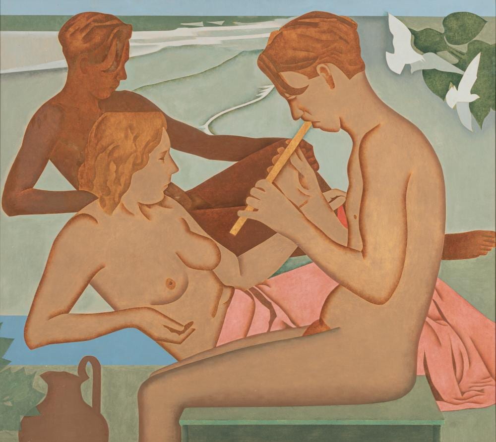 Kasper Niehaus comparable auction result: kasper niehaus dutch 1889 1974 bathers at the beach