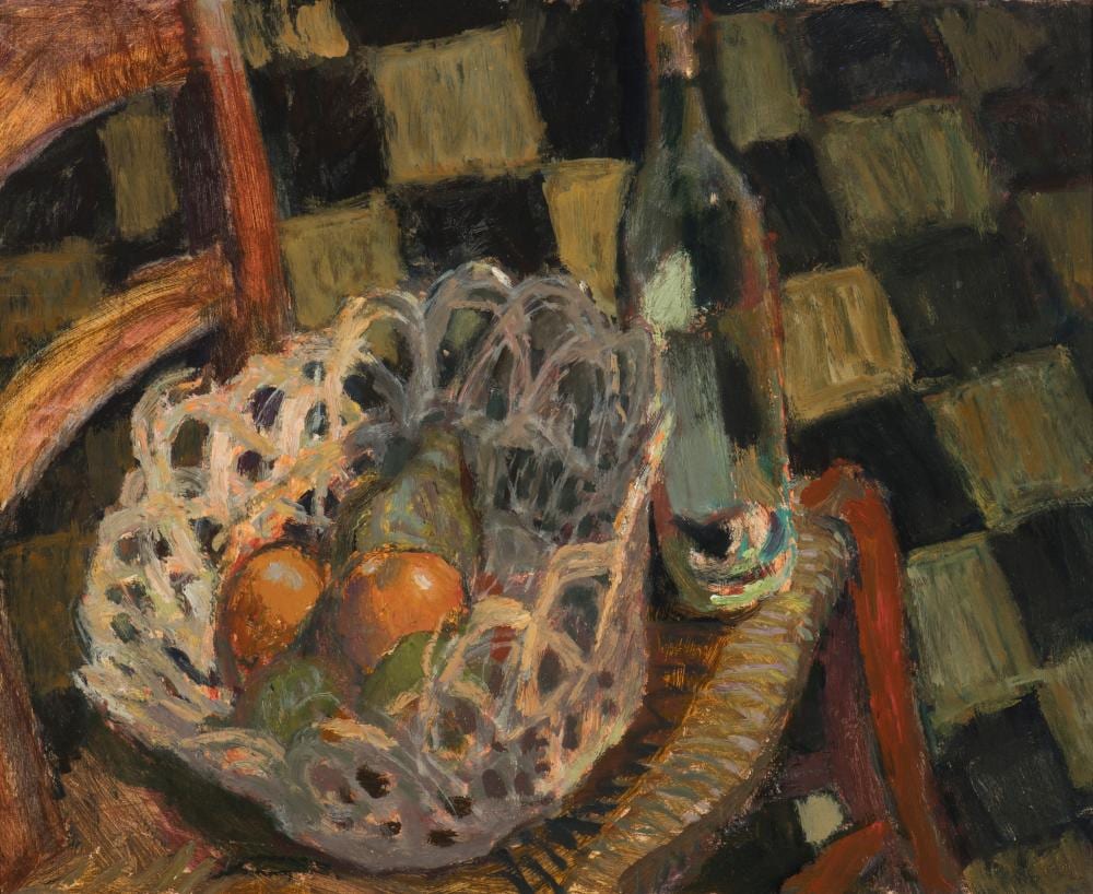 Theo Kurpershoek comparable auction result: theo kurpershoek dutch 1914 1998 a still life with a basket and a bottle