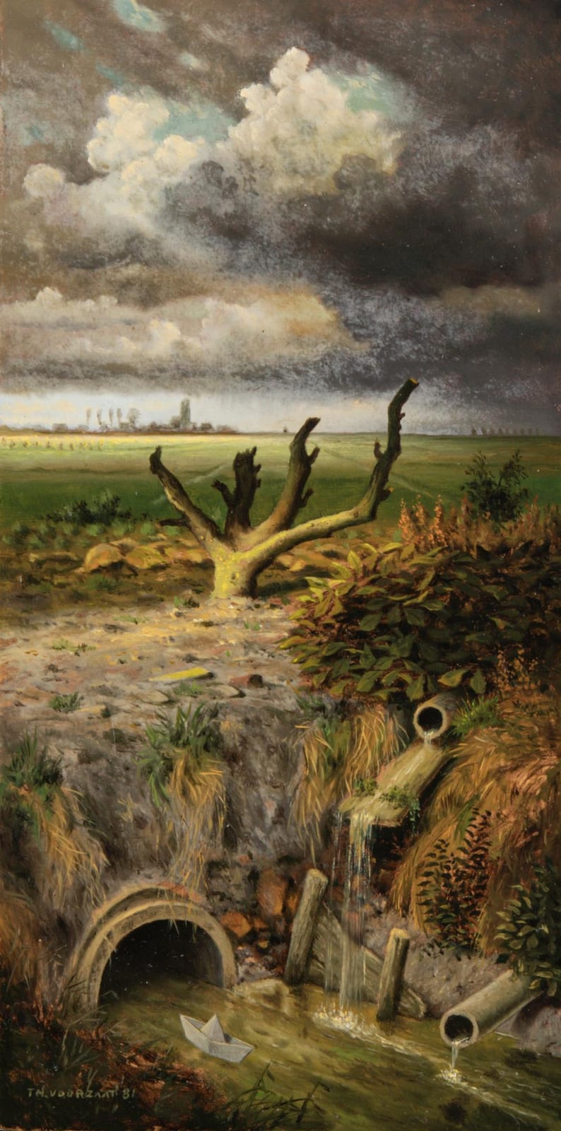 Theo Voorzaat comparable auction result: theo voorzaat dutch 1938 the little paper boat 1981