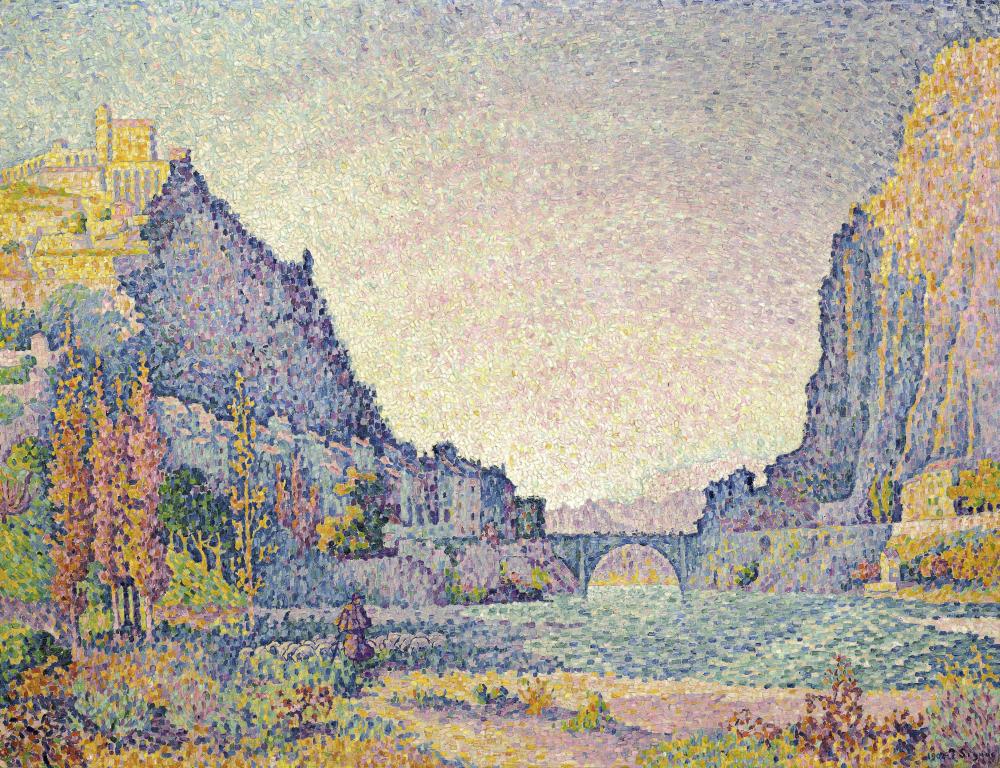 Paul Signac (1863-1935) Sisteron 35 1/4 x 45 7/8 in (89.5 x 116.5 cm) (Painted in 1902) comparable sale