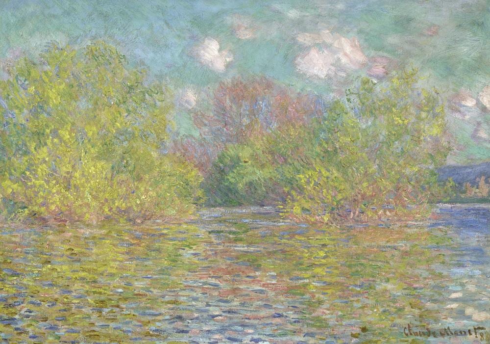 Claude Monet (1840-1926) La Seine près de Giverny 25 3/4 x 36 5/16 in (65.4 x 92.3 cm) (Painted in 1888) comparable sale