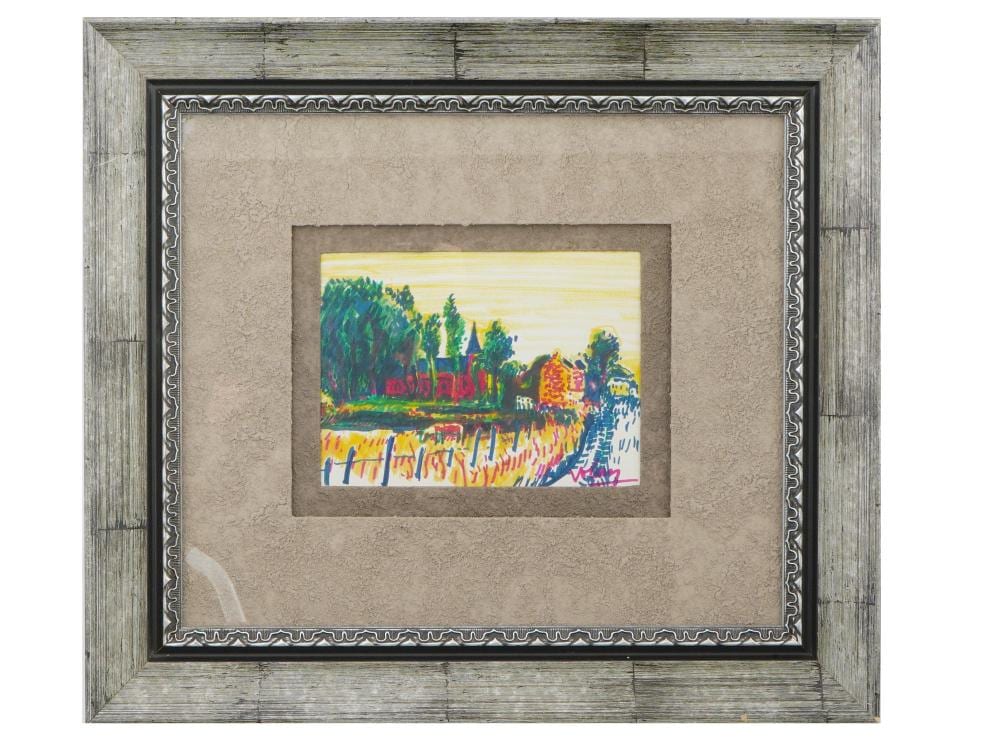 mid cent vietnamese landscape drawing by jean volang · Antique Arena Inc · 2023-12-02 Jean Volang comparable auction result: mid cent vietnamese landscape drawing by jean volang