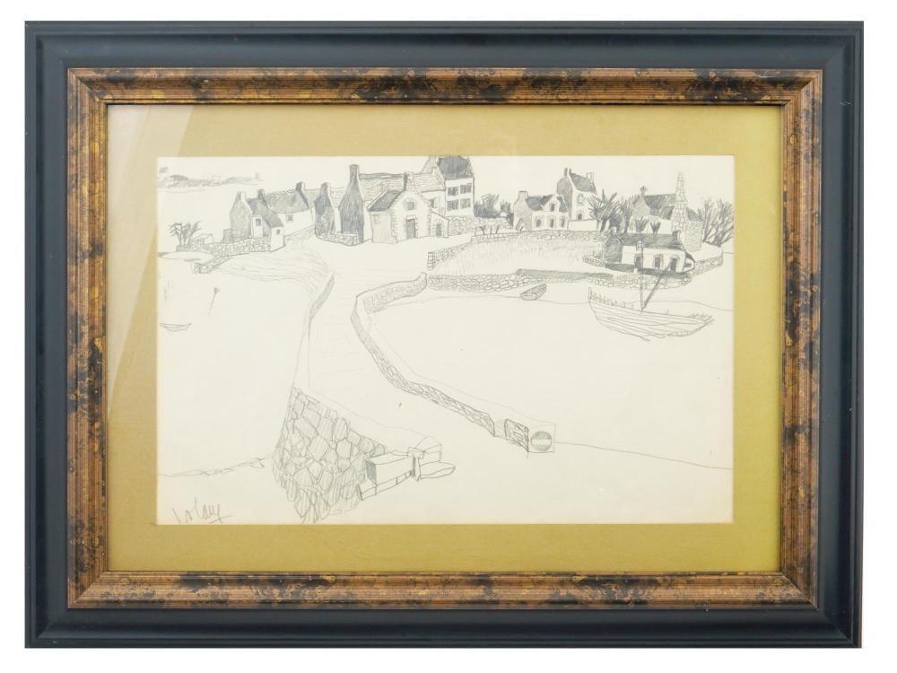 mid cent vietnamese landscape drawing by jean volang · Antique Arena Inc · 2023-12-02 Jean Volang comparable auction result: mid cent vietnamese landscape drawing by jean volang