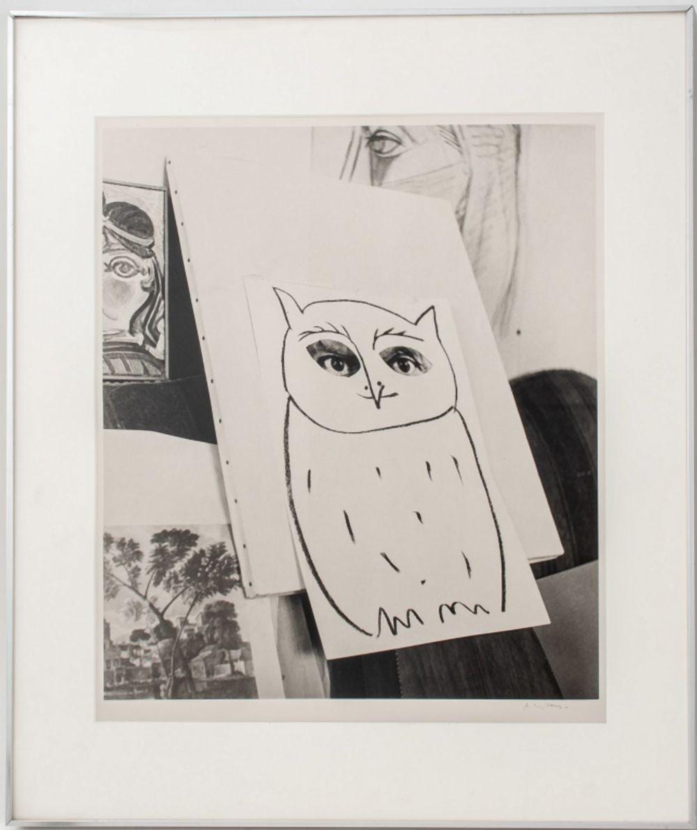 Andre Villers comparable auction result: andre villers photograph of picasso s atelier