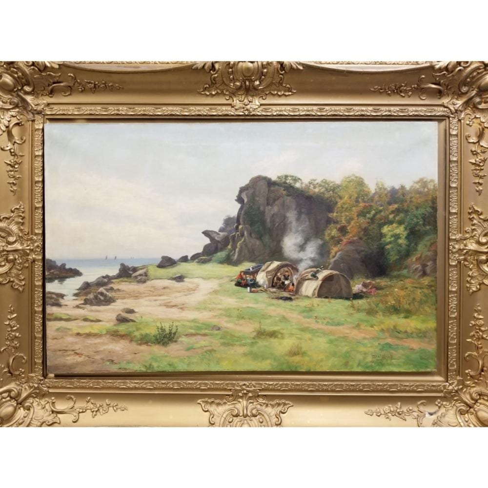 William Dalglish comparable auction result: painting oil on canvas by william dalglish