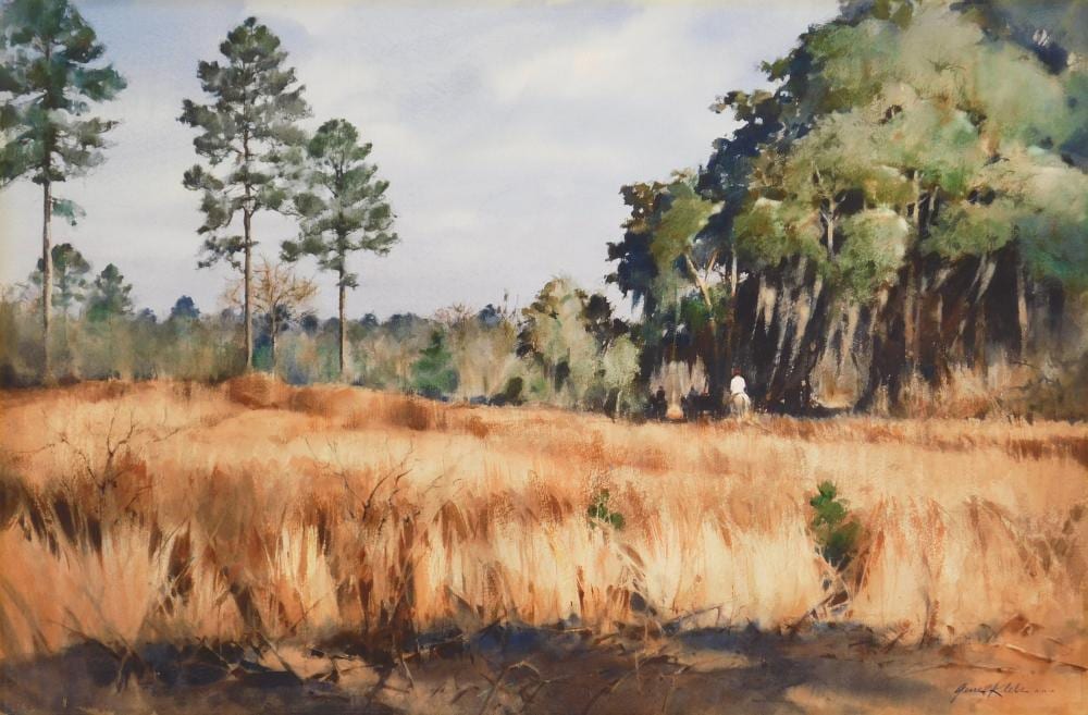 Gene Klebe comparable auction result: gene klebe waterecolor