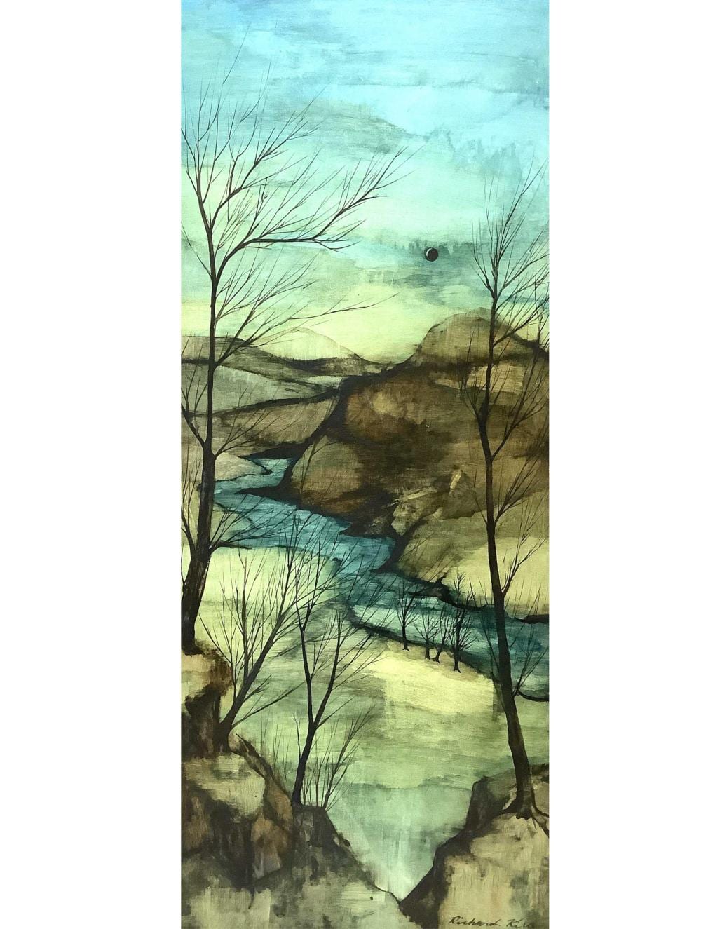 richard kirk b 1932 mixed media on board · EJ'S Auction & Appraisal · 2023-11-25 Richard Kirk comparable auction result: richard kirk b 1932 mixed media on board