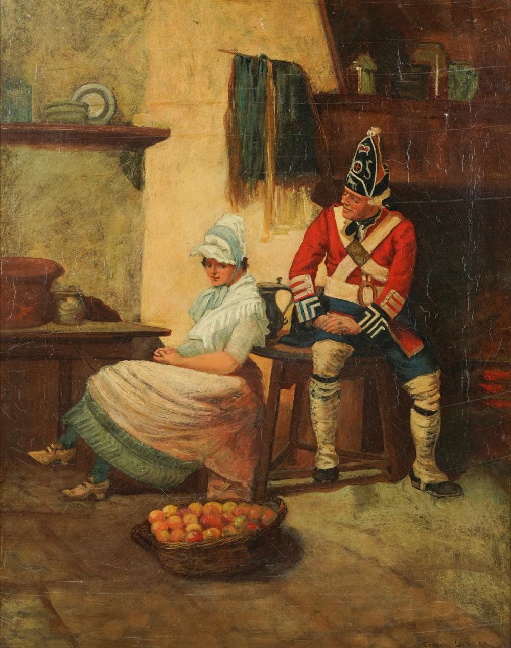 John Seymour Lucas comparable auction result: john seymour lucas 1849 1923 the gay grenadier