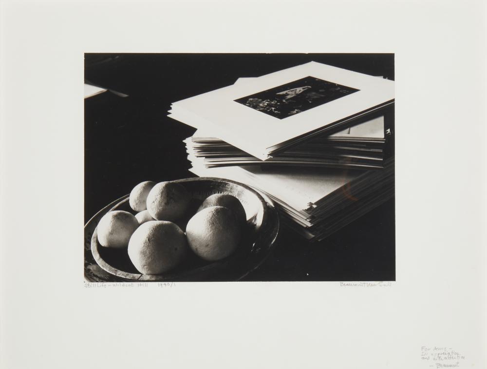 Beaumont Newhall comparable auction result: beaumont newhall b 1901 still life wildcat hill 1940 41 gelatin silver print on paper mounted to a board mount image 9 25 h x 12 25 w sight 15 75 h x 19 75 w