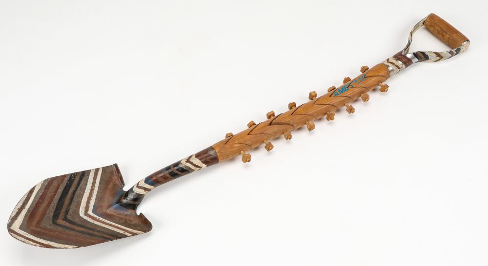 Margaret Wharton comparable auction result: margaret wharton american 1943 2014 shovel with articulated handle
