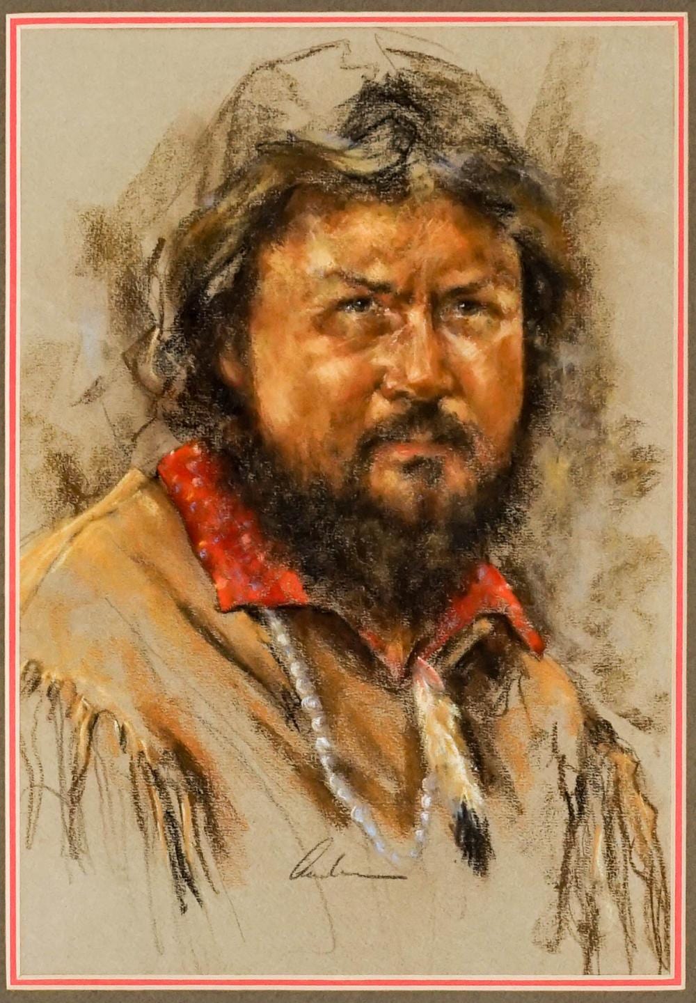 Carolyn Anderson comparable auction result: carolyn anderson montana framed pastel