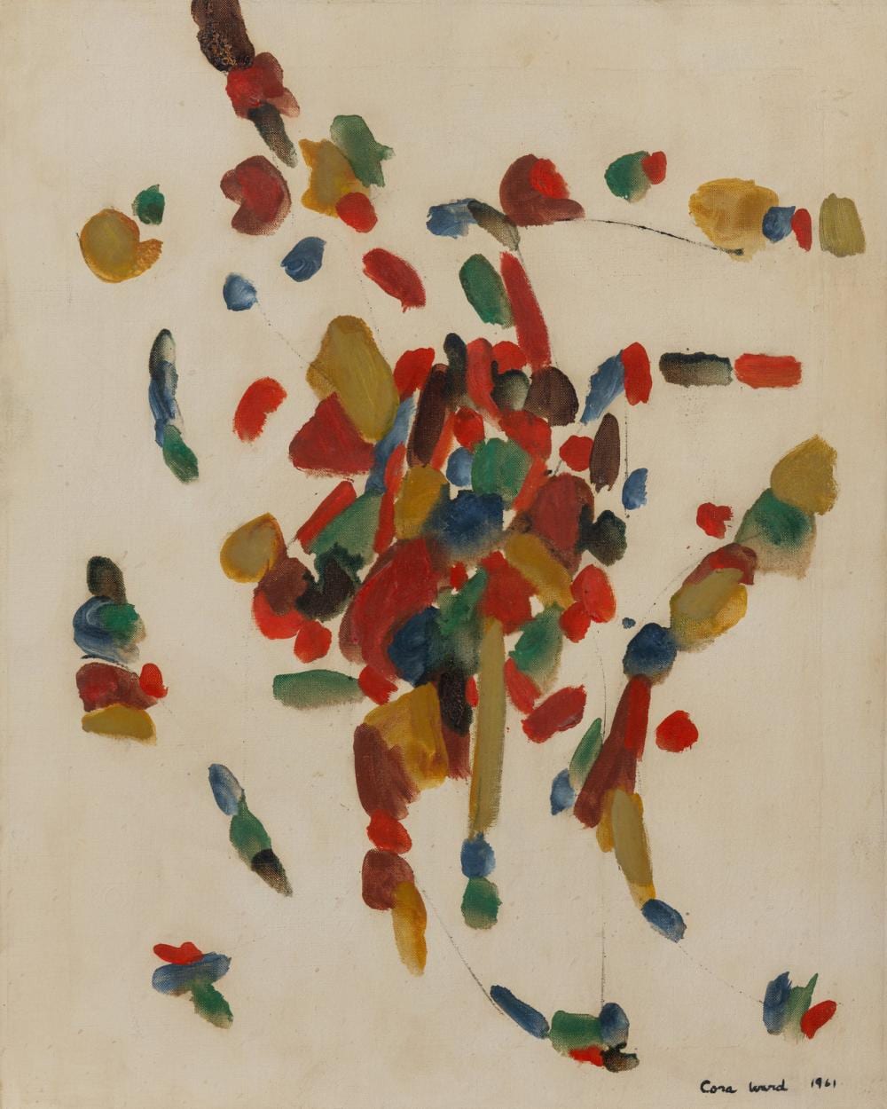 Cora Kelley Ward comparable auction result: cora kelley ward american 1920 1989 untitled 1961
