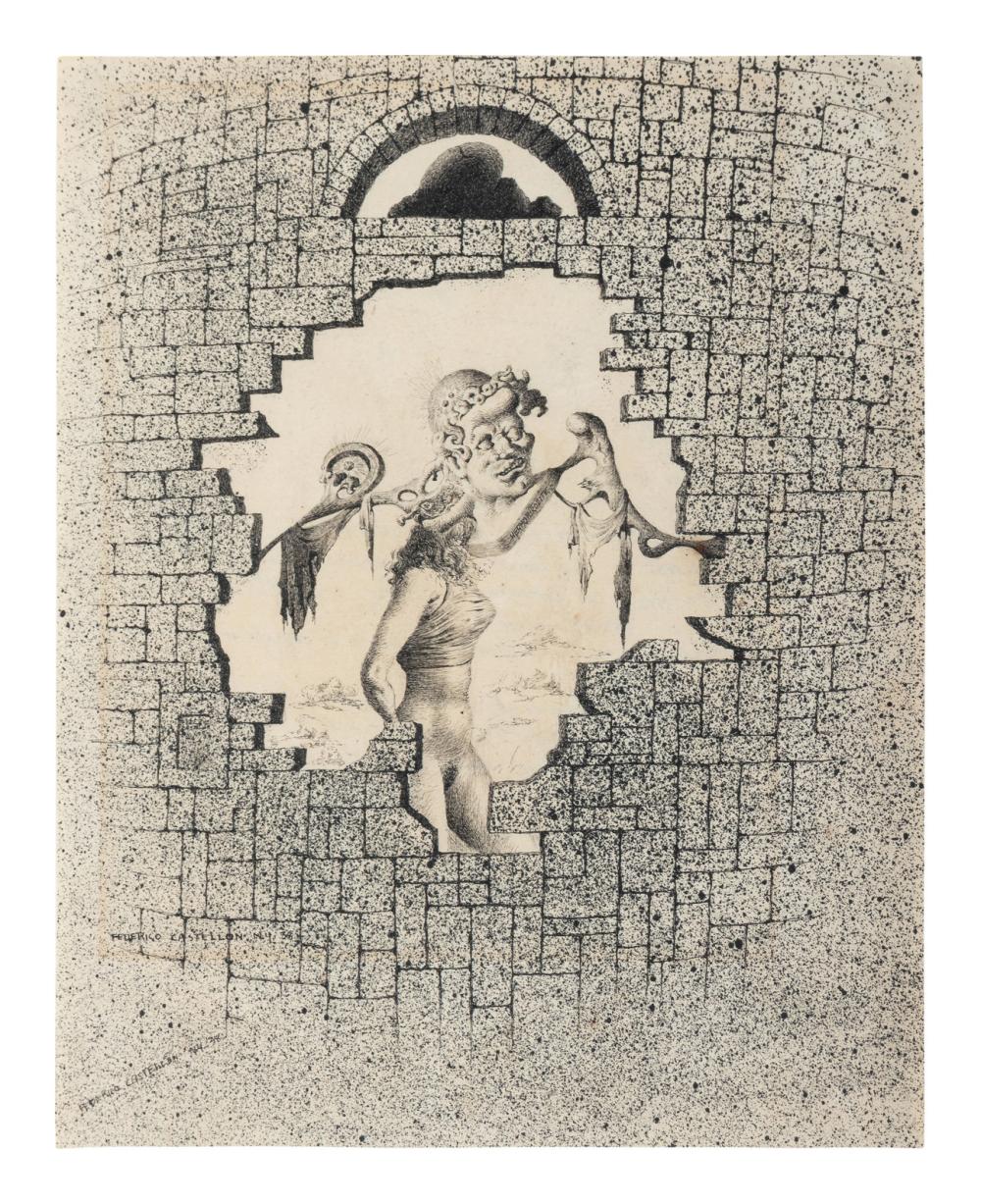Federico Castellón comparable auction result: federico castell n american spanish 1914 1971 vision 1938