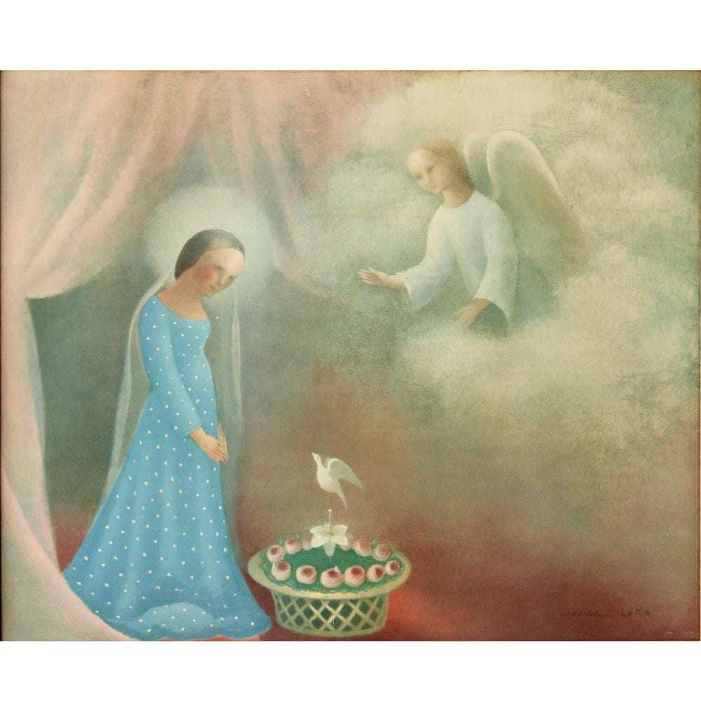 Madeleine Luka comparable auction result: madeleine luka lithograph