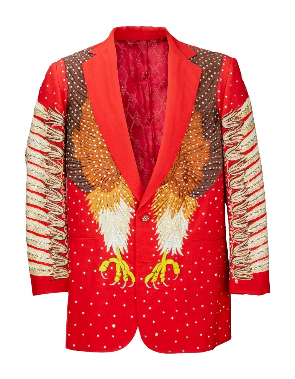 Manuel Benedito Vives comparable auction result: zz top dusty hill bald eagle performance jacket by manuel
