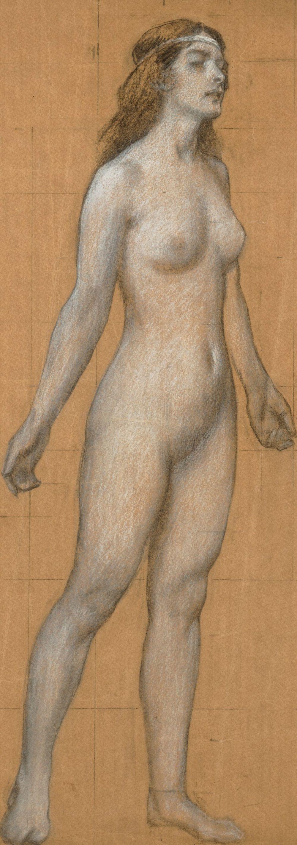 Herbert James Draper comparable auction result: herbert james draper british 1864 1920 full length nude study of mary be