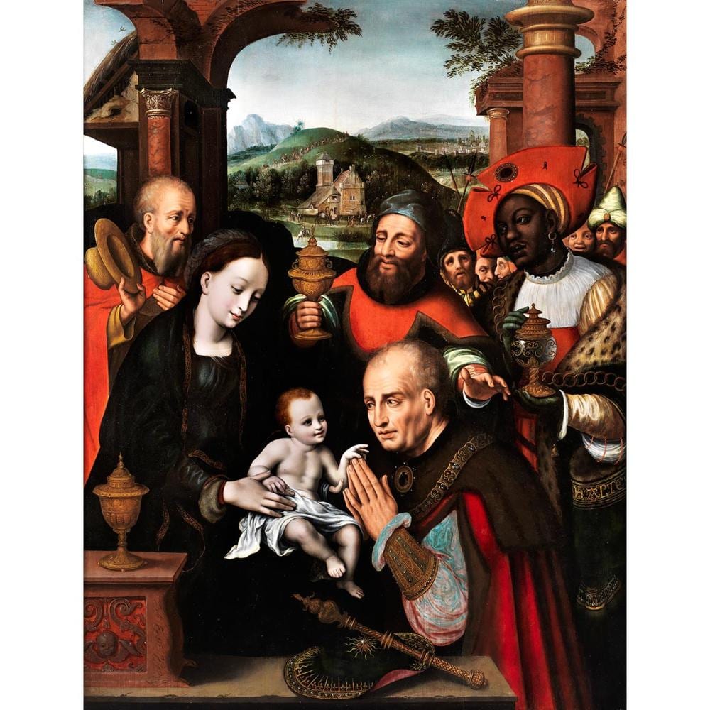 Cornelis van Cleve comparable auction result: cornelis van cleve 1527 um 1581 antwerpen zugeschrieben