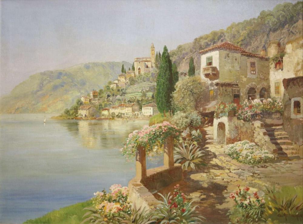 Gottfried Arnegger comparable auction result: gottfried arnegger 1905 italienische k stenszenrie l leinwand
