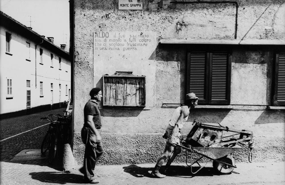ULIANO LUCAS comparable auction result: uliano lucas 1942 paese della brianza 1960s 1970s